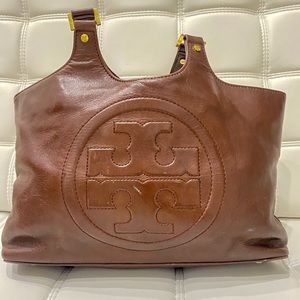Tory Burch Bombe Leather Tote
